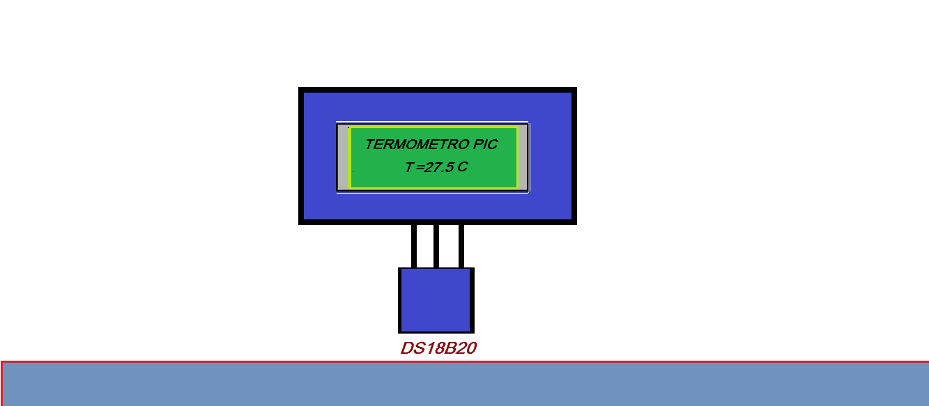 FAÇA UM TERMOMETRO DIGITAL – COM PIC16F628A E SENSOR DS18B20 E LCD 16X2 (REF147)