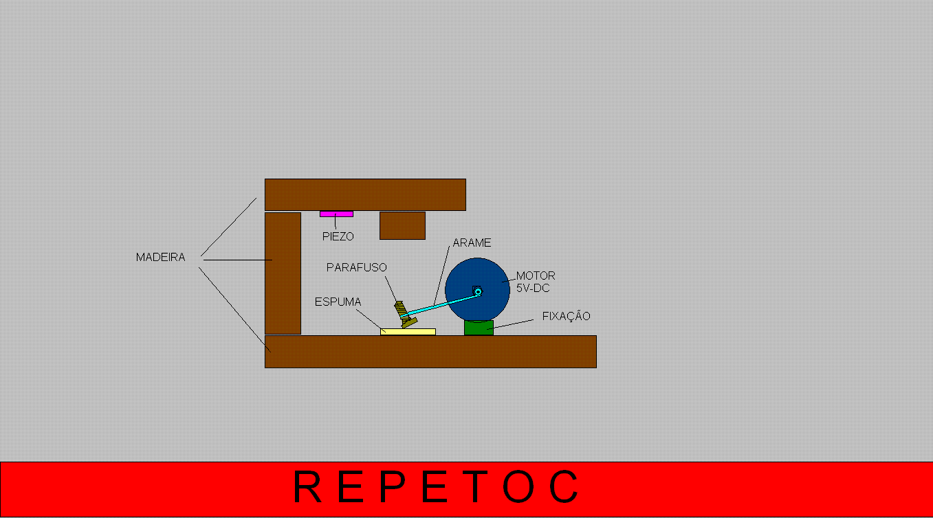 REPETOC – REPETIDOR DE TOC-TOC (DIDÁTICO) – C/ PIC 12F675 (REF261)
