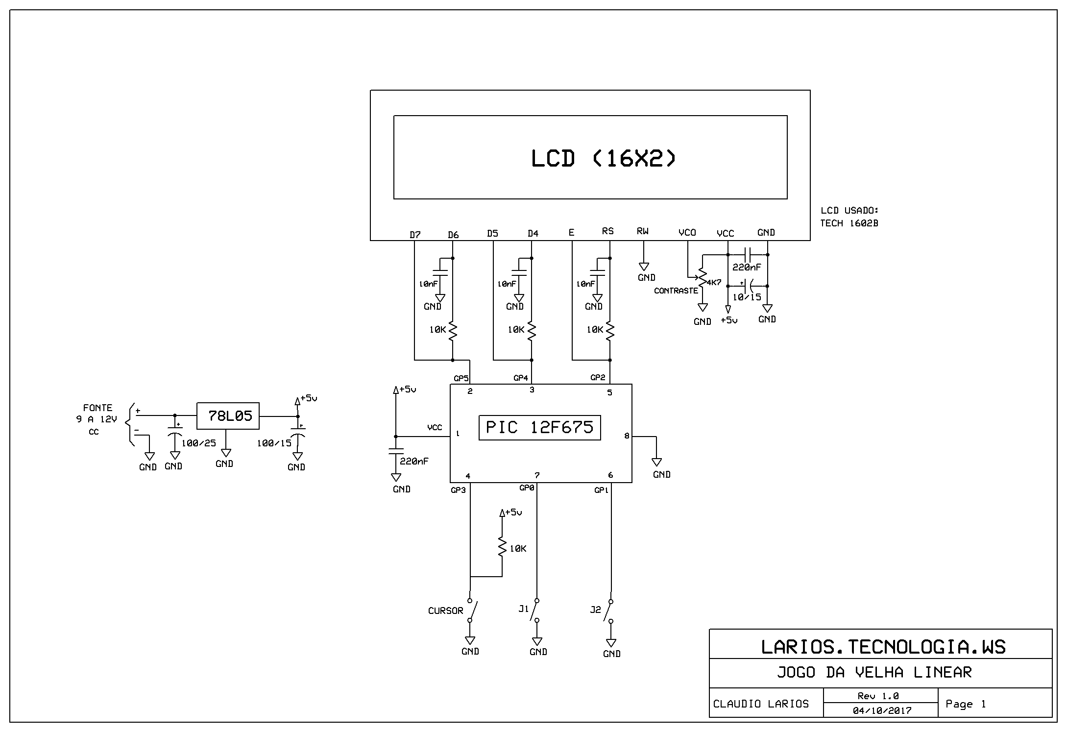 Jogo da velha - arduino