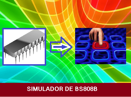 SIMULADOR E TESTE P/ BS808B -C/ PIC 16F628A (REF334)