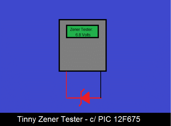 TINNY ZENER TESTER – C/ PIC12F675 E LCD (REF381)
